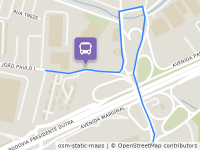 Mapa da parada