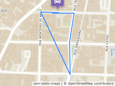 Mapa da parada