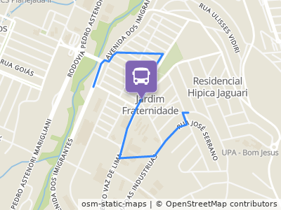 Mapa da parada