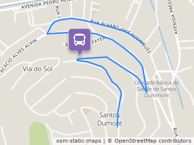 Mapa da parada