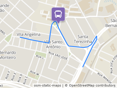 Mapa da parada