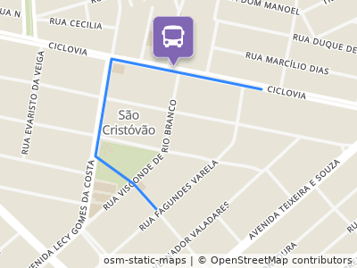 Mapa da parada