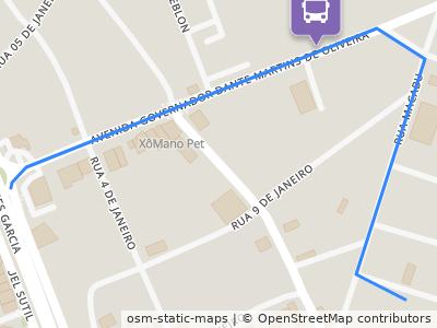 Mapa da parada