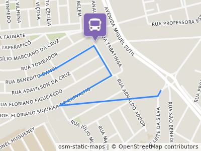 Mapa da parada