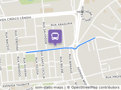 Mapa da parada