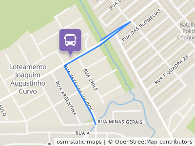 Mapa da parada