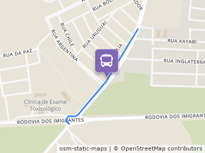 Mapa da parada