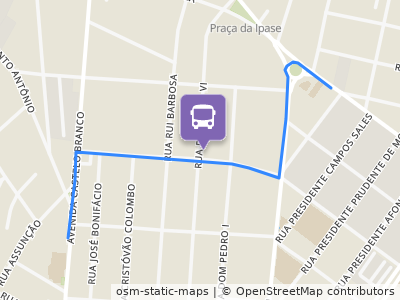 Mapa da parada