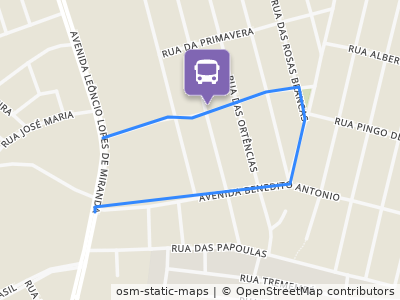 Mapa da parada