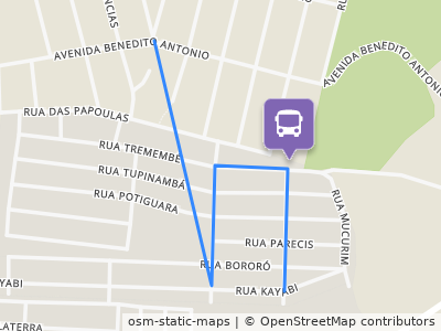 Mapa da parada