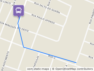 Mapa da parada