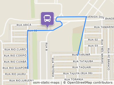 Mapa da parada