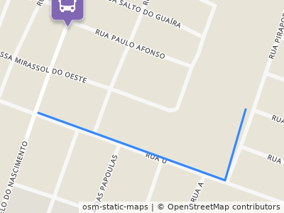 Mapa da parada