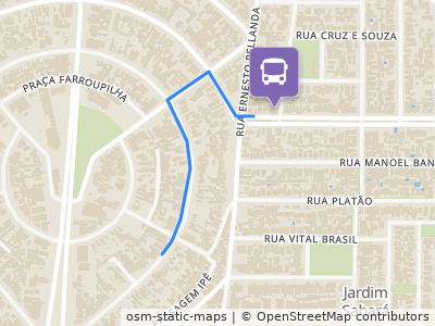Mapa da parada