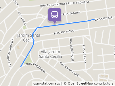 Mapa da parada