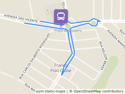 Mapa da parada