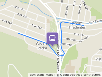 Mapa da parada