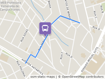 Mapa da parada