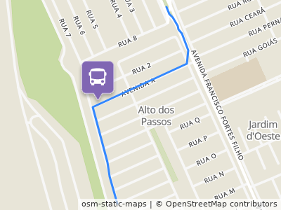 Mapa da parada