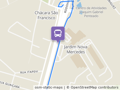 Mapa da parada