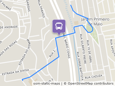 Mapa da parada