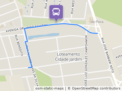 Mapa da parada