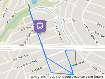 Mapa da parada