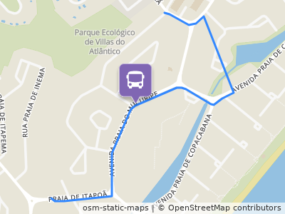 Mapa da parada