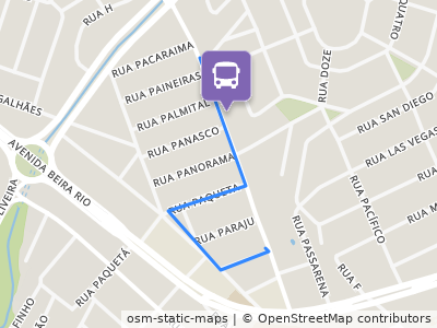 Mapa da parada
