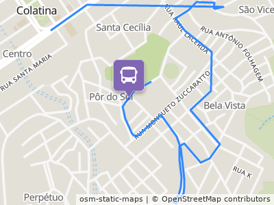 Mapa da parada