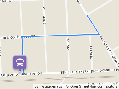 Mapa da parada