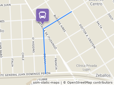 Mapa da parada