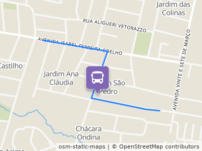 Mapa da parada