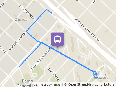 Mapa da parada