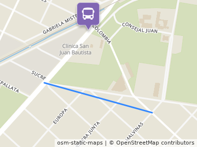 Mapa da parada