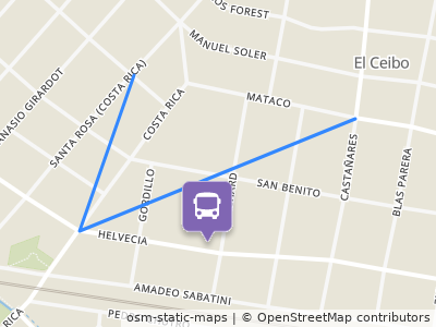Mapa da parada