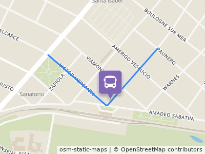 Mapa da parada