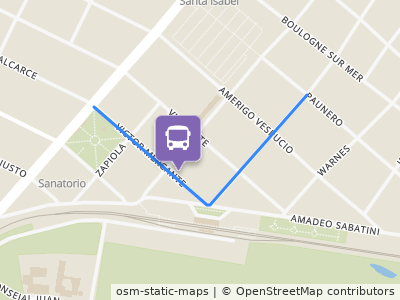Mapa da parada