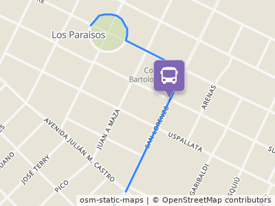 Mapa da parada
