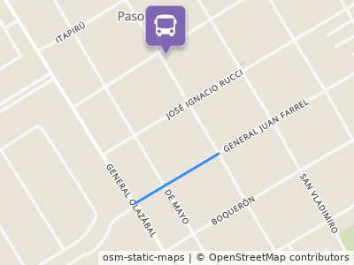 Mapa da parada