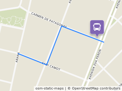 Mapa da parada