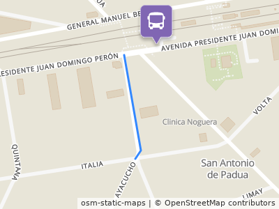 Mapa da parada