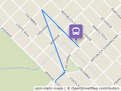 Mapa da parada