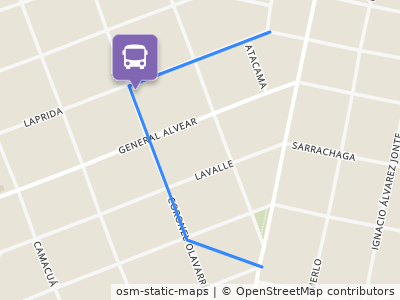 Mapa da parada