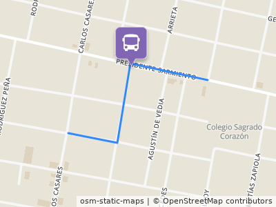 Mapa da parada