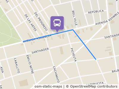 Mapa da parada