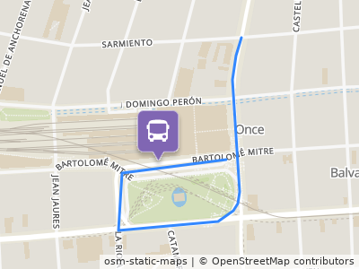 Mapa da parada