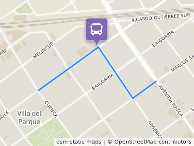 Mapa da parada