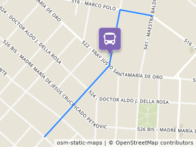Mapa da parada