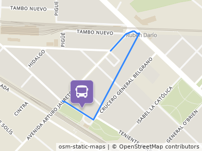 Mapa da parada